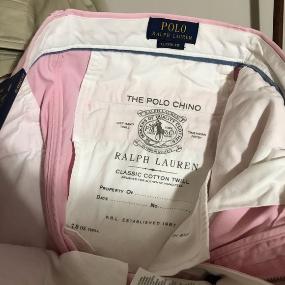 Polo Ralph Lauren Classic Fit Chino Pants NWT 31W 30L - Picture 6 of 6